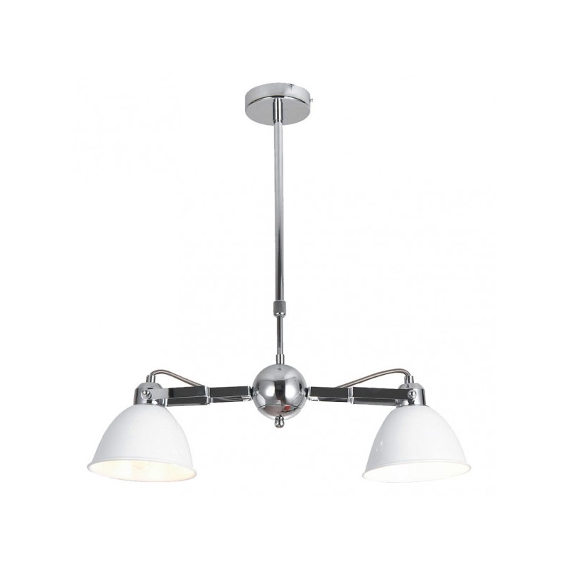 Lámpara Buri cromo 2 x LED E-27  Fabrilamp